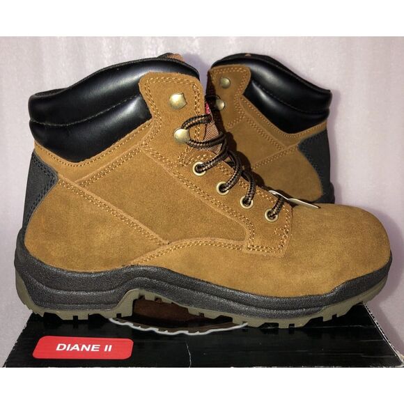 Brahma Women's Diane II Steel Toe Slip Resistant Waterproof Work Boots Size 8 - Picture 9 of 16